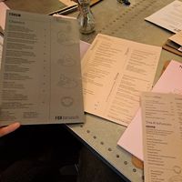 Menus at Forum Kitchen + Bar in Sheffield
