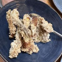 Fried artichoke  at Brancaia in Radda In Chianti