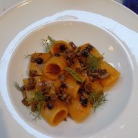 Pasta with pumpkin and mushrooms at Brancaia in Radda In Chianti