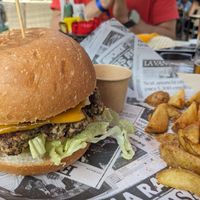 Hamburger veggie at Mandronius in Viella