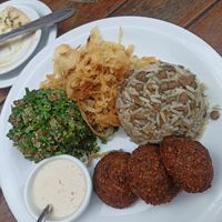 Vegetarian mix at Al Khayam in Rio De Janeiro