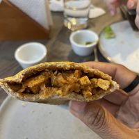 Tofu empanada 3.5/10  at Madre Planta Cafetería in Lima