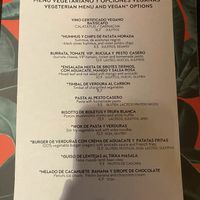 Extra menu vegetarian and vegan  at La Puerta Alta in Ayamonte