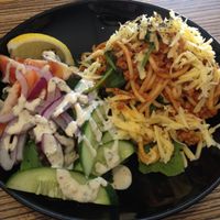 spag bol with cheese  at Suzy Spoon's Vegetarian Butcher in Marrickville