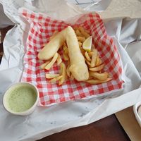 Fish and Chips at Suzy Spoon's Vegetarian Butcher in Marrickville