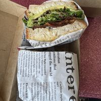 BLAT toastie  at Suzy Spoon's Vegetarian Butcher in Marrickville