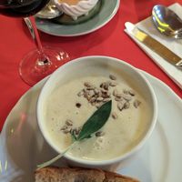 Soup, vegan at Higos y Olivos  in Cabo San Lucas