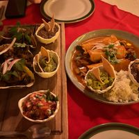 Tacos (our favorite) and enchiladas  at Higos y Olivos  in Cabo San Lucas