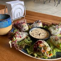 Summer rolls at Somos Amor Cafe & Elixir Lounge in Uvita