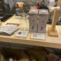 the oat milk they use!  at Lino and Aia Coffee Juso Roastery   in Osaka