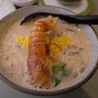 Oat milk ramen bowl. at Midori By Tao's   in Balwyn North