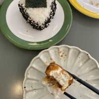 Teriyaki tofu and 'tuna’ onigiri  at Midori By Tao's   in Balwyn North