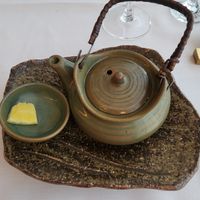 Soup of the day in a teapot, so cute and tasty at Midori By Tao's   in Balwyn North