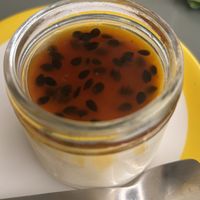 Coconut and passionfruit dessert  at Midori By Tao's   in Balwyn North