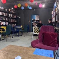 A lot more seating   at Kawiarnia Literacka in Krakow