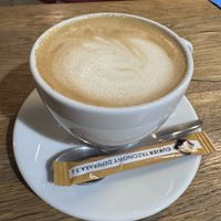 Oat milk latte  at Kawiarnia Literacka in Krakow