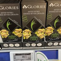 Chocolate with pistachios   at Metro Toptancı Market  in Antalya