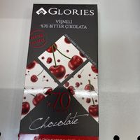 Chocolate with cherries   at Metro Toptancı Market  in Antalya
