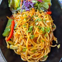 Vegetable noodles at Saroor in Munich