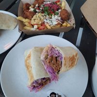 Above: Falafel Fries
Below: Doobys Dicker Dürüm at Dooby's Vegan Streetfood in Bochum