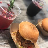 Pulled Jackfruit Sandwich at Chickpea & Olive in Brooklyn