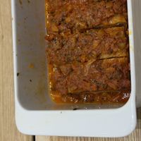 Vegan lasagna!  at HealthyTOKYO CBD Shop & Cafe - Shinjuku in Tokyo