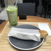 Sandwich with vegan cheese and spinach  at HealthyTOKYO CBD Shop & Cafe - Shinjuku in Tokyo