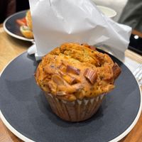 Apple and earl grey muffin is huge    at HealthyTOKYO CBD Shop & Cafe - Shinjuku in Tokyo