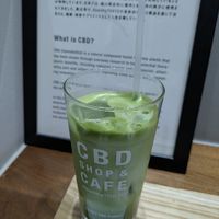 Iced Soy Matcha Latte at HealthyTOKYO CBD Shop & Cafe - Shinjuku in Tokyo