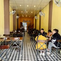 Tables inside the restaurant   at Bún Dảo Cơm Sườm - Maybe closed in Cao Bang
