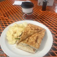 Veggie pannini w/o cheese  at Joe & Dough Cafe in Murfreesboro