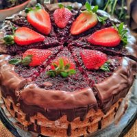 Stunning cakes at Deli Nature  in San Isidro De El General