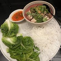 Lettuce wraps  at PLANTA Queen in Washington