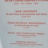Specials as of September 2023 at PLANTA Queen in Washington