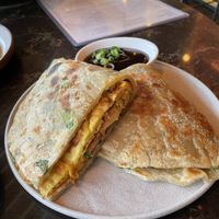Scallion Just Egg egg wrap  at PLANTA Queen in Washington