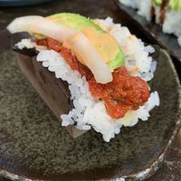Spicy tuna roll  at PLANTA Queen in Washington