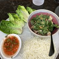 Lettuce wraps with tofu  at PLANTA Queen in Washington