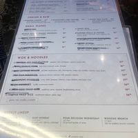 Redacted menu? at PLANTA Queen in Washington