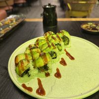 Dragon roll  at PLANTA Queen in Washington