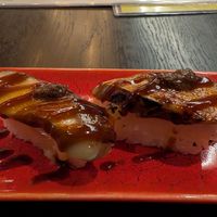 UNAGI EGGPLANT NIGIRI at PLANTA Queen in Washington