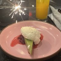 Birthday matcha cheesecake!   at PLANTA Queen in Washington