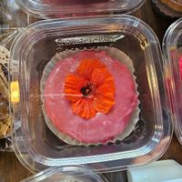 Hibiscus donut at Sabertooth Bakery in Oakland