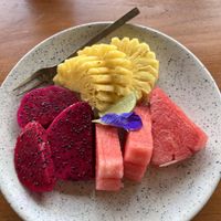 Fruit plate  at Stay Human by Soulshine  in Gianyar