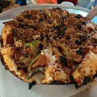 Vegan super pie at Pizza Jerk - SW in Portland