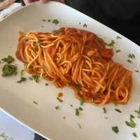 Pasta al arrabiata  at La Piccola Italia in Hamburg