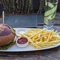 Vegan burger at Kaira in Goreme