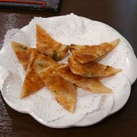 Green onion pancake, 葱油饼 at Vegetarian Konan - 素食 江南 in Osaka