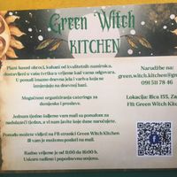 A Green Witch leaflet at Green Witch Kitchen in Zagreb