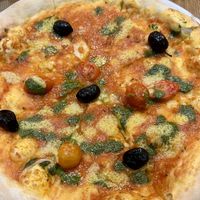 Vegan pizza   at Timam du Chef in Tamraght