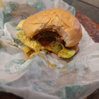 Vegan LOVE burger at LEON in South West London